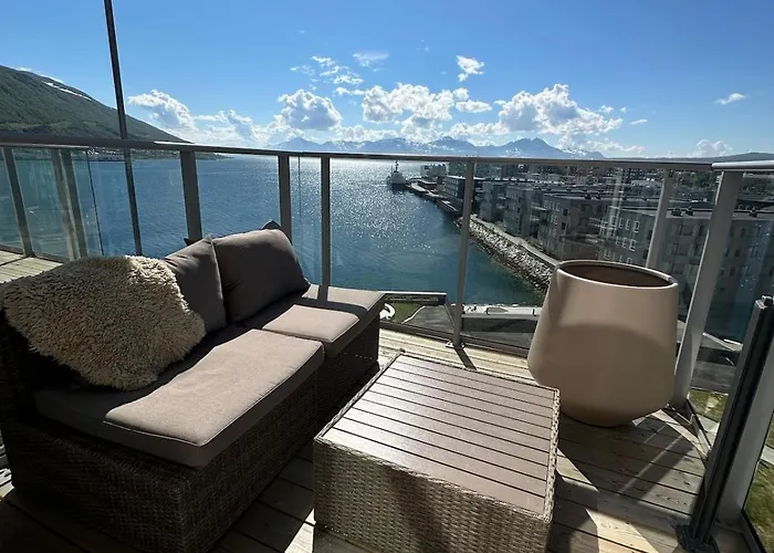 Apartamento Downtown Design Sea View Aurora Tromsø