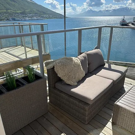 Downtown Design Sea View Aurora 트롬쇠